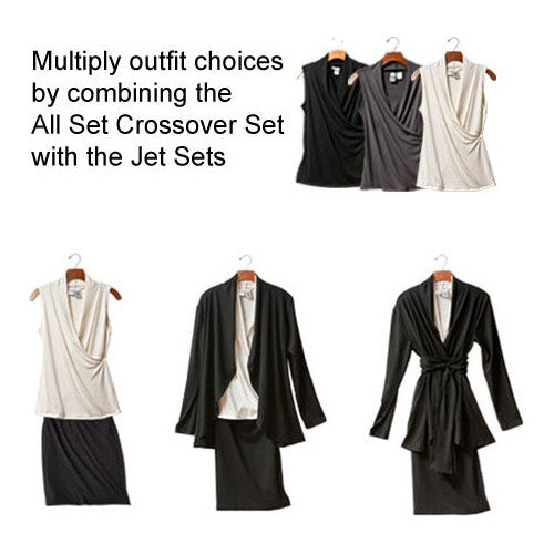 Sleeveless Crossover Shirt - The "All Set" Set